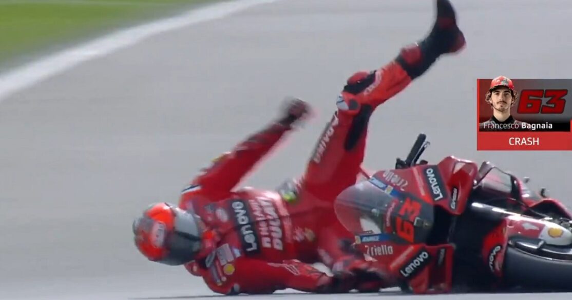Moto Gp Bagnaia si frattura l'astragalo, ma al Mugello ci sarà Radio